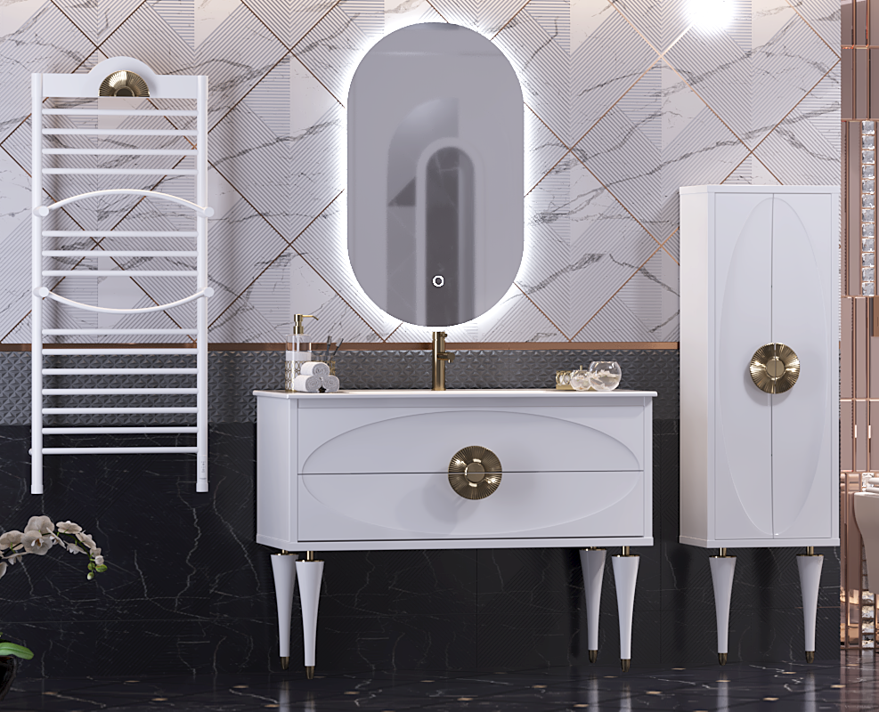 Коллекция Ибица белый - золото