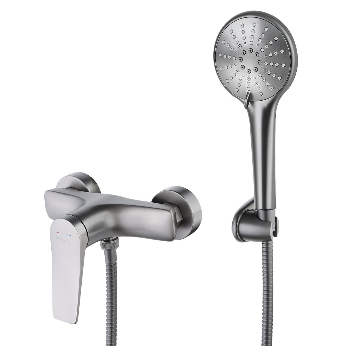Смеситель Lemark Бронкс LM3703GM для душа, графит