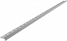 Pейка из нержавеющей стали для пола с уклоном (Правое, длина 1м, Толщина плитки 10мм, мatt), арт. AP