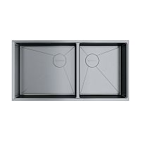 Мойка кухонная OMOIKIRI Taki 85-2-LB-U/IF-IN Side нерж.сталь/нерж.сталь