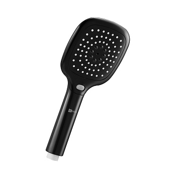 Душевая лейка Lemark LM1013Black квадратная 3-функциональная 110х253мм, блистер, черный