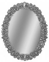 Зеркало ISABELLA овальное без фацета 740 арт. TS-0044-740-S серебро