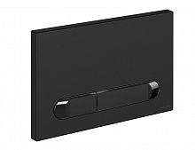 Кнопка Cersanit ESTETICA для LINK PRO/VECTOR/LINK/HI-TEC пластик черный матовый с рамкой хром