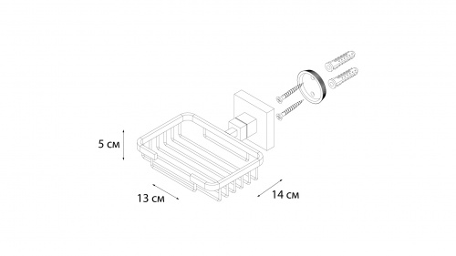 Fixsen METRA FX-11109 Мыльница решетка фото 2