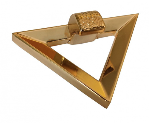 Ручка-скоба треугольная 32 золото
