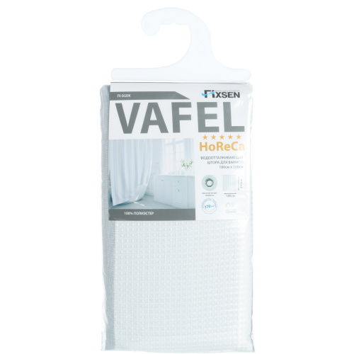 Fixsen VAFEL FX-5020K Штора для ванной, серый фото 2