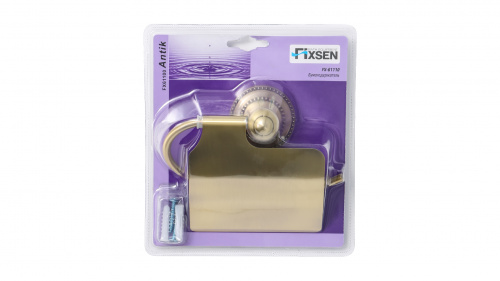 Fixsen ANTIK FX-61110 Держатель туалетной бумаги с крышкой фото 3