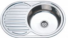 Мойка кухонная РМС MD6-7750OVR, нержавеющая сталь 0,6 мм