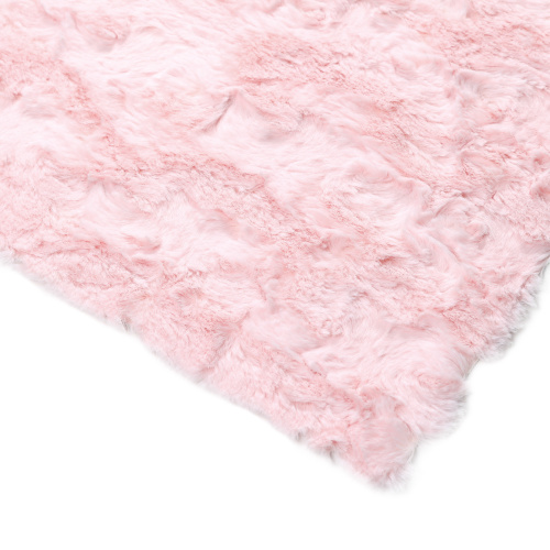 Fixsen DELUX FX-9040B Коврик для ванной 1-ый (70х120 см), розовый фото 3
