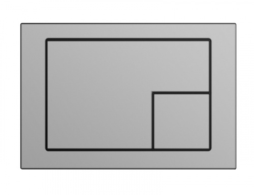 Кнопка Cersanit CORNER для LINK PRO/VECTOR/LINK/HI-TEC пластик хром матовый фото 2