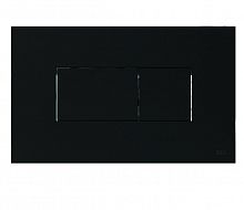 Панель пневматическая двойная OLI Karisma, пластик soft-touch черный