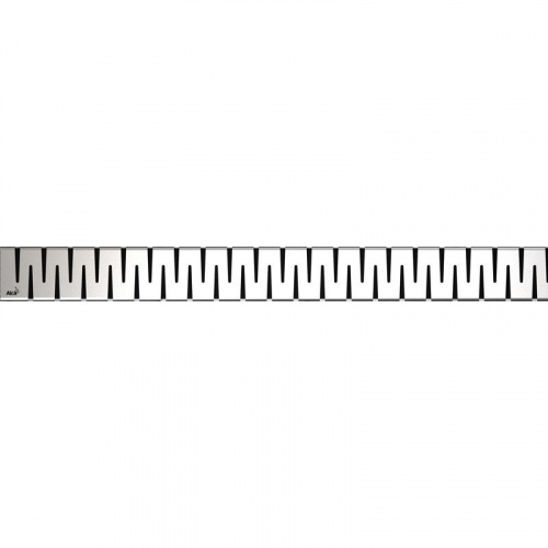 Решетка для водоотводящего желоба, нержавеющая сталь-глянец, арт. ZIP-950L